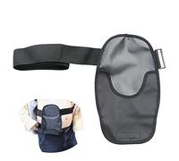 homfanseec Ostomy Bag Covers Waterproof Colostomy Bag Covers with Adjustable Elastic Fixation Band, Universal Stoma Pouch Cover for ileostomy Ostomy Supplies for Women Men(Black)