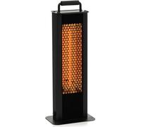HOMFME 1200W Patio Heater, Waterproof Electric Patio Heater with Double Sided Heating, Tip over and Overheat Protection, Portable IP65 Freestanding Aluminium Heater for Outdoor Indoor