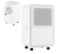 HOMFME 15L/Day Dehumidifier with 5 Modes, Digital Display, Sleep Mode, Continuous Drainage, Laundry Drying, 24H Timer, Auto-Off & Drainage Hose, 2.5L Water Tank, Dehumidifiers for Home Office Damp