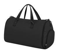 HOMFME 2 in 1 Carry on Garment Bag, Convertible Duffle Bag with Shoe Compartment and Adjustable Shoulder Strap, Suit Carrier Bag Hanging Suitcase Organizer for Business Travel, Vacation, 50L Capacity