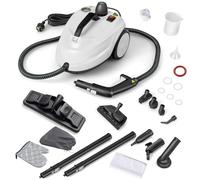 HOMFME 2000W Steam Cleaner, Handheld Steam Mop with 1.8L Tank and 13/15 Accessories, Multi-Purpose Cleaning Steamer Machine for Carpets Floors Autos Autos Windows Cars (White)