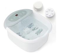 HOMFME Foot Spa Massager, All in One Electric Pedicure Footbath with Heat Bubbles and Massaging Tools, Therapeutic Massage Tub Pedicure Set for Care Your Feet and Relieve Pressure (Grey)