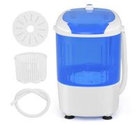 HOMFME Mini Single Tub Washing Machine, 2 in 1 Portable Washer Spin Dryer with Timing Function, Compact Wash Machines for Dorm Apartment Traveling Camping (Blue)