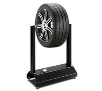 HOMFME Motorcycle Wheel Balancer, Bicycle Wheel Lifting Balance Stand with Adjustable Centering Cones, Rim Tire Balancing Rack Bike Tire Wheel Maintenance Stand, 41 x 22 x 51cm