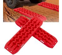 HOMFME Off Road Traction Boards, 10T Recovery Track Pads (Red)