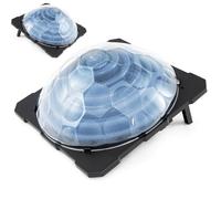 HOMFME Solar Dome Heater, Thermal Solar Heating System with Stands and Hose Connector, Outdoor Inground Swimming Pool Heater Warmer Equipment (58 x 58 x 32 cm)