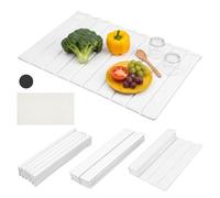 Homgaty Stone Drying Mat for Kitchen Sink - Quick Dry Stone Mat with Leather Sleeve, Draining Board Mat & Drying Stone for Kitchen Counter, Includes Drainer Net & Sandpaper