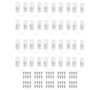HOMGEN 20 Pack No Drilling Window Restrictors Locks for UPVC Button Locking Child Safety Window Locks Strong Self Adhesive Window Security Lock 2 Way Installation for UPVC, Wood, Aluminium Frame