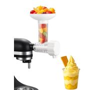 HOMGEN Ice Cream Maker Attachment for KitchenAid Stand Mixer - Frozen Yogurt and Sorbet Maker - Gelato Sorbet Maker - Healthy Frozen Fruit Ice Cream Maker - Soft Serve Dessert Machine,Dishwasher Safe