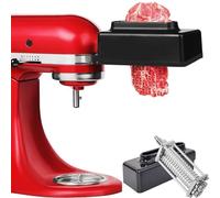 HOMGEN Professional Meat Tenderizer for KitchenAid Stand Mixer Stainless Steel Gears Meat Tenderizer Attachment for All Models KitchenAid with Sturdy Cover for Beef Pork etc