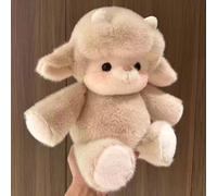 Homgo Running Plushies - Interactive Stuffed Animal for Stress Relief, Soft Cuddly Farm Plush Toy with Poseable Moving Legs for Kids and Adults (Lamb A, 45CM)