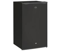 Homgoday 91L Freestanding Under-Counter Fridge with Lock, Compact Black Refrigerator for Kitchen, Office or Dorm