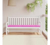 Homgoday Garden Bench Cushion Pink 70.9x19.7x1.6 in Oxford Fabric