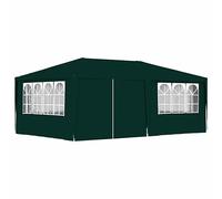 Homgoday Professional Party Tent with Side Walls 4x6 m Green 90 g/m?, Garden Gazebo, UV-Resistant Canopy Shelter for Outdoor Garden Party Camping Event Wedding Tent
