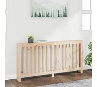 Homgoday Radiator Cover 169x19x84 cm Solid Wood Pine, Heating Radiator Accessories