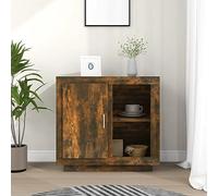 Homgoday Sideboard Smoked Oak, Side Cabinet, Cupboard Storage Cabinet for Dining Living Room, Hallway and Kitchen, Home Office Furniture Buffet Cabinet Furniture