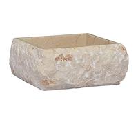 Homgoday Sink Cream 30x30x13 cm Marble Bathroom Basins, Bathroom Basins