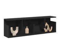 Homgoday Wall Cabinet, Storage Cupboard Hanging Organiser Unit with Glass Doors, Engineered Wood, 100x20x30 cm, for Kitchen, Bathroom, Bedroom