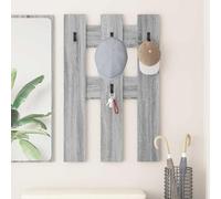 Homgoday Wall-Mounted Coat Rack Wall-Mounted Grey Sonoma 65 x 3 x 100 cm Wall Racks for bathrooms/Living Rooms/bedrooms/Home Offices, Wall Hangers for Home Storage and Organization ZSSWQ-UK874504UK