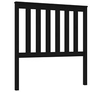 Homgoday Wooden Slatted Bed Headboard, Modern Design Solid Pinewood Panel Header, 96x6x101 cm, for Double/Single Bed, Indoor Bedroom Furniture