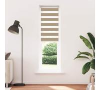 Homgoday Zebra Blind Sand Brown 65x230 cm Fabric Width 60.9 cm Polyester