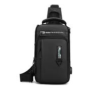 HOMHOLDON Waterproof Sling Bag for Men and Women,Chest Bag Shoulder Backpack Crossbody Backpack Hiking Daypack Travel Backpack Messenger Bag