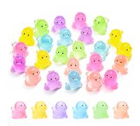 HOMICO 24 Pieces Mini Ocean Resin Animals Tiny Sea Lion Figurines Luminous Mini Animals Marine Tiny Sea Animals for Dollhouse Aquarium DIY Fish Tank Potted Micro Fairy Garden