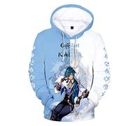 Homidam Unisex Genshin Impact Jumper Project Sweatshirt Game Cosplay Jumper Fashion Hoodie(Kaeya, L)
