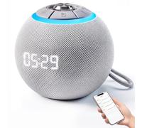 Homidy White Noise Sound Machine for Sleep, Alarm Clock, Portable Noise Machines for Baby Adults Sleeping, 23 Soothing Sounds with 9-Color Night Light, Timer, Easy App Control