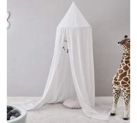 Homieco Bed Canopy Cotton Mosquito Net Bedding Round Dome Nursery Room Decorations Play Reading Tents