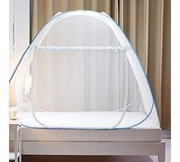 Homieco Mosquito Net Bed Canopy Pop Up Foldable Dome Net Single Door Free Installation Insect Protection Screen Repellant Netting Curtain for Indoor Outdoor