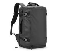 HOMIEE Travel Backpack Mens,17.3 Inch Laptop Bag Womens,40L TSA Friendly Flight Approved Carry on Luggage with Shoes Compartment,Large Business Rucksack with USB Port for Work School Weekend Black