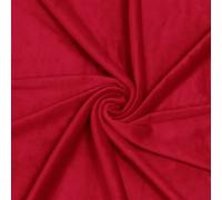 Homiest Red Minky Fabric, 2 Yd x 60" Ultra Soft Stretch Plush Fleece