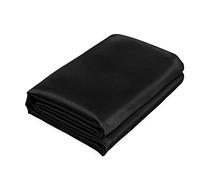Homiest Satin Flat Sheet - Twin Size, Black, Luxury, Ultra Soft Single Sheets Sold Separately