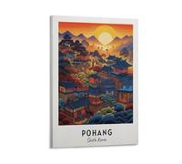 Homigot Sunrise Square Pohang - South Korea City Asia Travel Prints Wall Art Posters And Prints Travel Gift Home Decor Wall Art on Canvas 16x24inch(40x60cm)