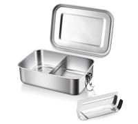 Homikit Lunch Box 850ML, Stainless Steel Metal Bento Lunchbox