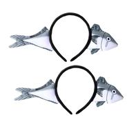 Homiladi Fish Hat 2Pcs Cute Fish Costume | Fun Cartoon Fish Mask for Adults , Birthday and Year Parties, Themed Events, and Photo Props | Halloween Costume Party Headbands