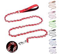 Homimp Chain Reflective Metal Dog Leash Anti-Chew for Large Dogs 1.8 m and Padded Handle Soft Comfortable Anti-bite and Durable with Rope, Non Chewable Leash for Wholesale