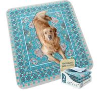 Homimp Washable Pee Pads for Dogs,Extra Large 2 Pcs Reusable Puppy Pads Waterproof,Absorbent and Leakproof Dog Pee Pads,Non Slip Puppy Training Pads,Pet Mat for Floor,Crate,Couch,Whelping,Blue 48"x48"