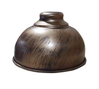 Homin 21Cm Vintage Retro Lampshade Brushed Copper Metal Curved Shape