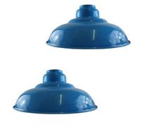 Homin Gmbh Retro Metal Pendant Chandelier Cyan Vintage Industrial Ceiling Light For Kitchen & Bar