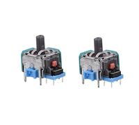 Hominas Analog Stick 3D Joystick Replacement Joystick Module for PS 4 Controller 2PCS Black