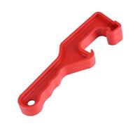 Hominas Bucket Lid Opener, Paint Can Opener Wrench Tool Lid Remover Paint Pail Lifter Opening Tool for Home Industrial Use, Plastic, Red, 1 Pcs