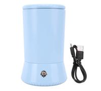 Hominas Dog Foot Cleaner Plastic Efficient Cleaning Enhanced Comfort Reusable Automatic Dog Feet Washer for Pet Bathing Daily Use 17x10.5cm 500mAh Battery Included (Blue)