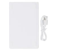 Hominas Foldable Bluetooth Keyboard Ultra Slim Rechargeable Wireless Keyboard with Magnetic Closure for Android ABS 7.3mm Thickness Travel Friendly (White)