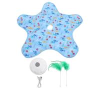 Hominas Hide and S utomatic Cat Toy with 3 Gears Adjustable Smart Auto Sleep Wake Sensor Mode Interactive Touch Activated Cat Kitten Toy for Indoor Play Great for Busy Pet Owne