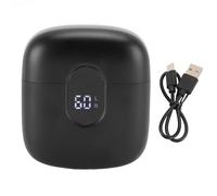 Hominas Language Translator Earbuds Bluetooth 5.3 Wireless Noise Cancelling Real Time Translation Headset with 137 Languages Support for Travel Business Socializing Black ABS