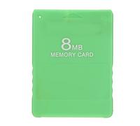 Hominas Memory Card 8MB High Speed Gaming Memory Card Sturdy ABS Material Portable External Storage for 2 Console (Green)