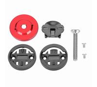 Hominas Mountain Road Bike Computer Holder Stem Top Cap Stopwatch GPS Speedometer Mount (Red)