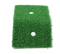 Hominas Reptile Basking Platform Plastic Simulation Lawn for Sunbathing Climbing Landscaping for Aquarium Tank Turtle Habitat Durable Non Plastic 0.4 Inch Sod Thickness (Large)